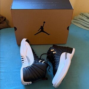 Jordan Black and White Men's Shoes